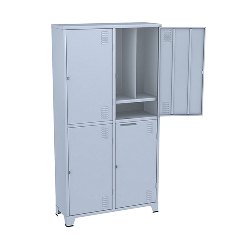 ROUPEIRO 4 PORTAS INSALUBRE COM DIVIS�O DE SAPATOS