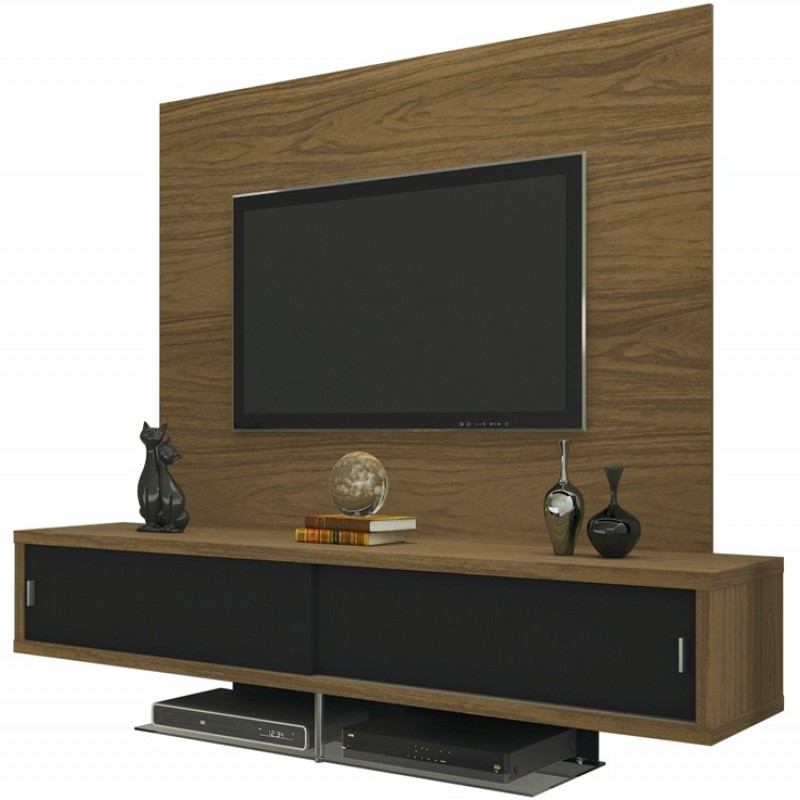 Painel para TV com Armário e Prateleira Painel para TV com Armário e Prateleira